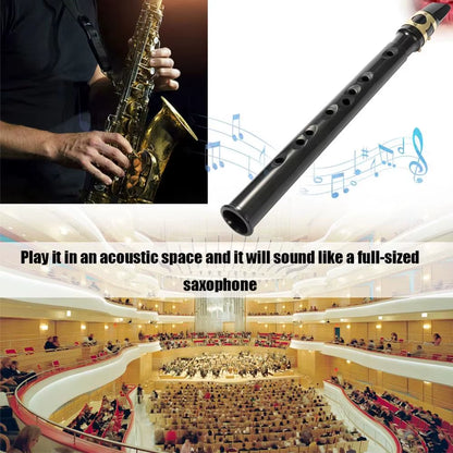PocketSax Mini – Portable C Key Saxophone for Beginners & Pros with Carrying Bag
